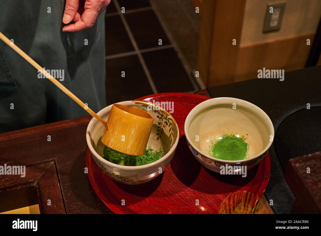 Japan, Honshu island, Kansai region, Kyoto, Ippodo, the oldest tea house of Kyoto, matcha tea