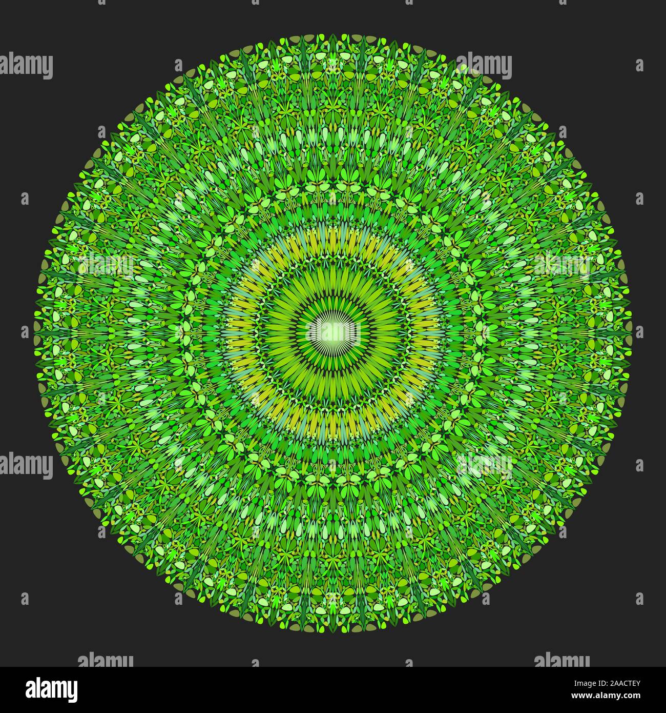 Abstract mandala design green Stock Vector Images - Alamy