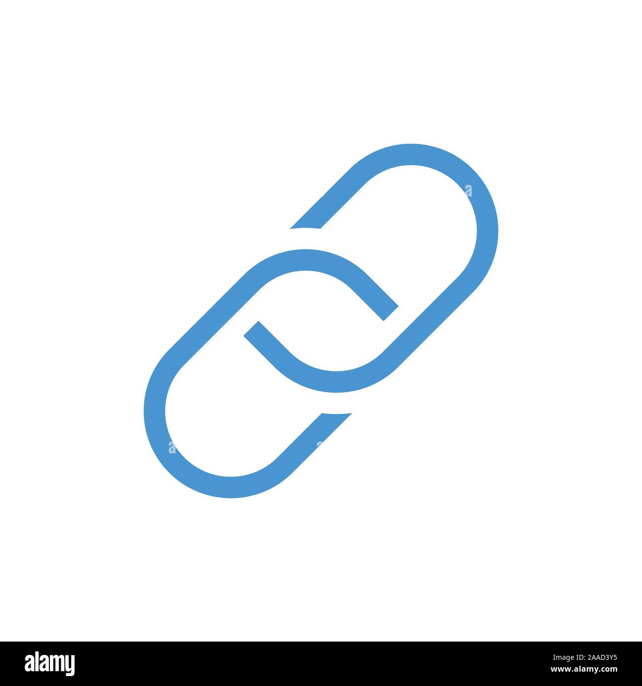 External Link Icon w image showing a link to a different website Stock Vector