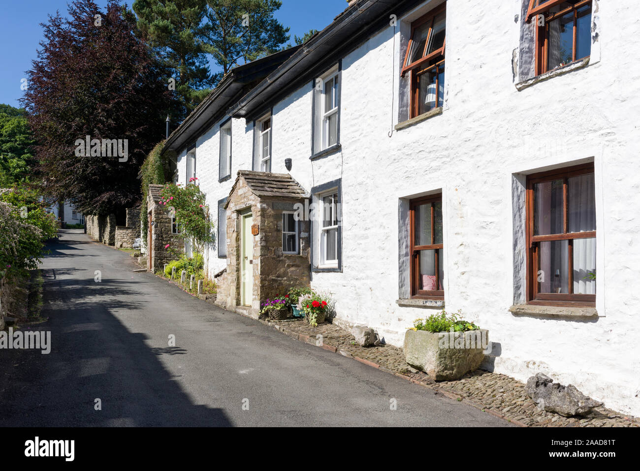 Cottages In The Village Of Dent In The Yorkshire Dales National