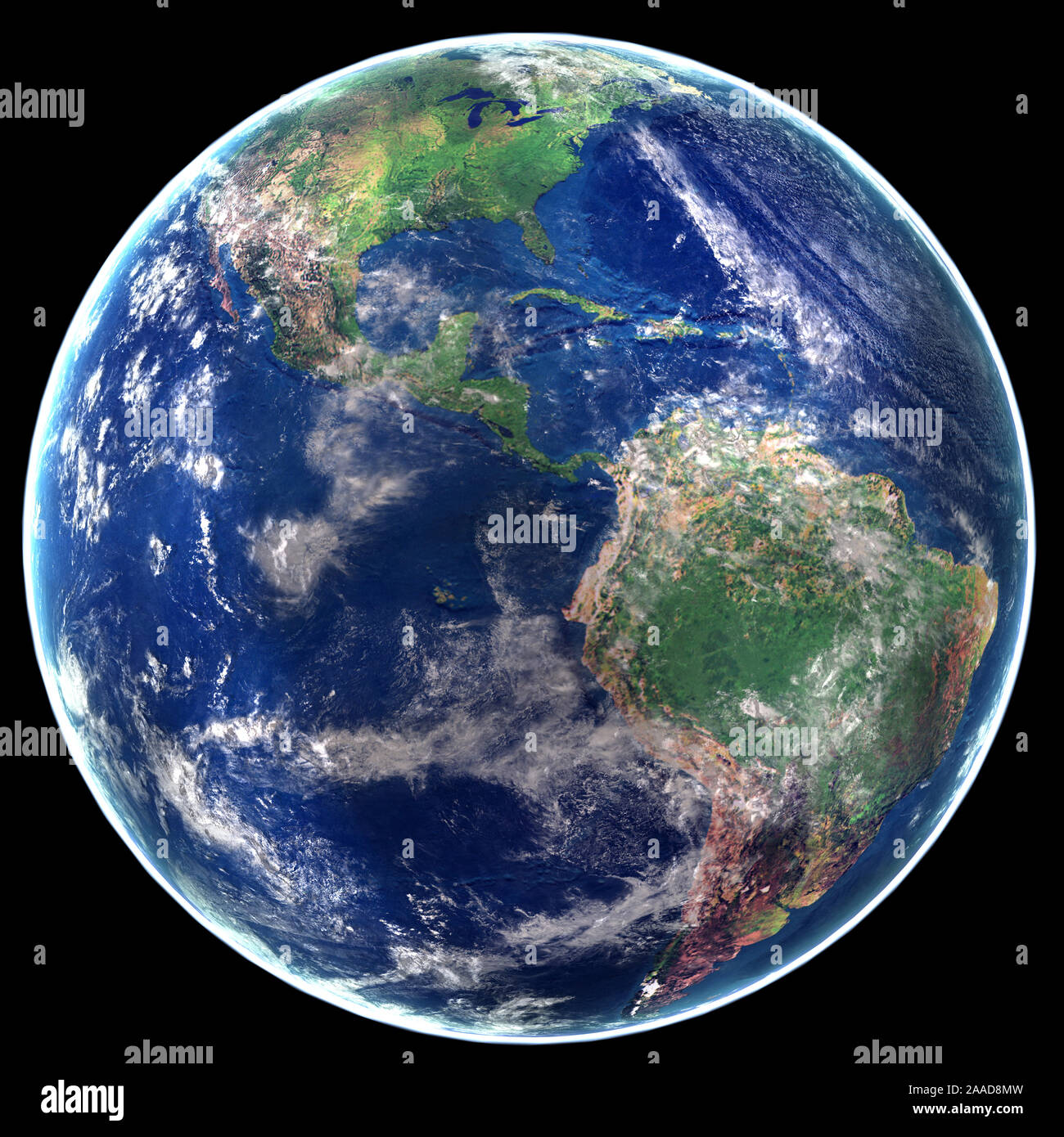 Earth isolated , 3d render of Earth, elements of this