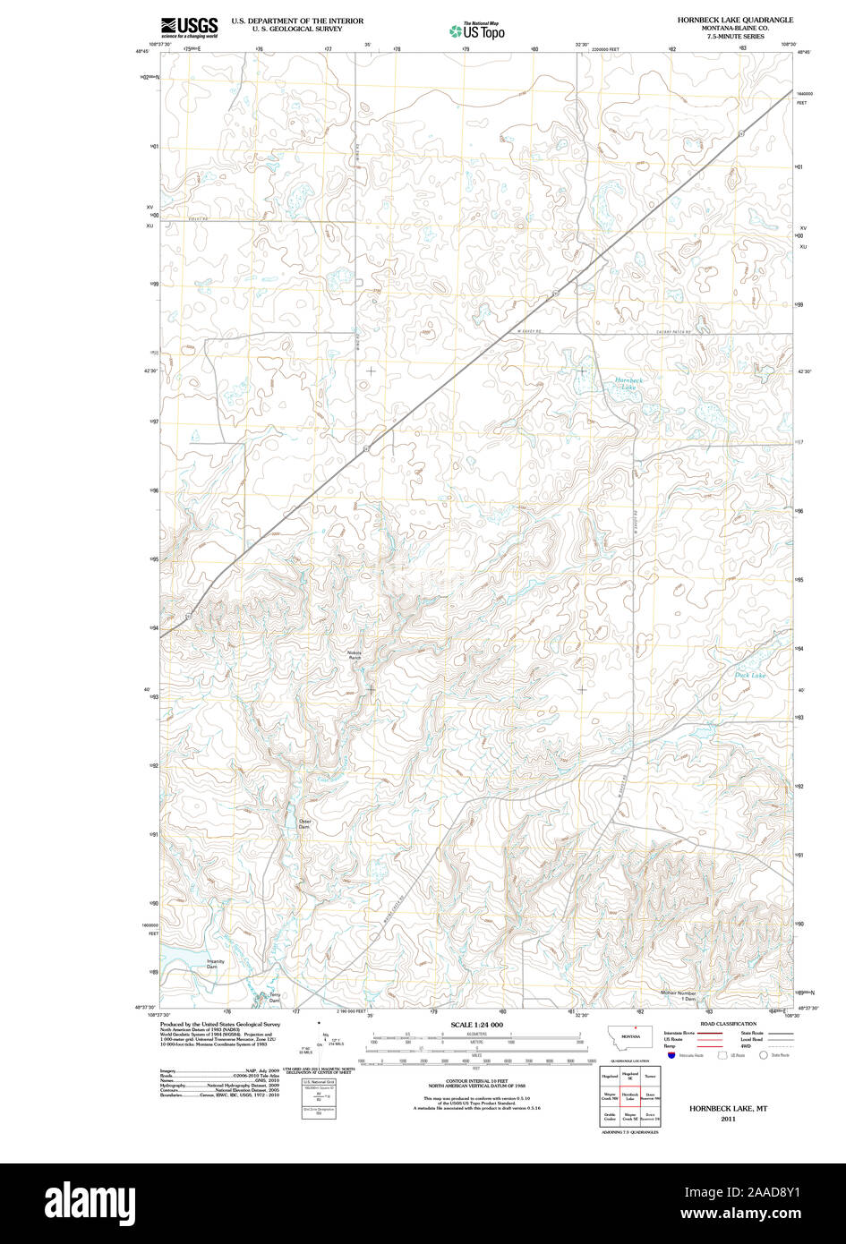 Map of hornbeck hires stock photography and images Alamy