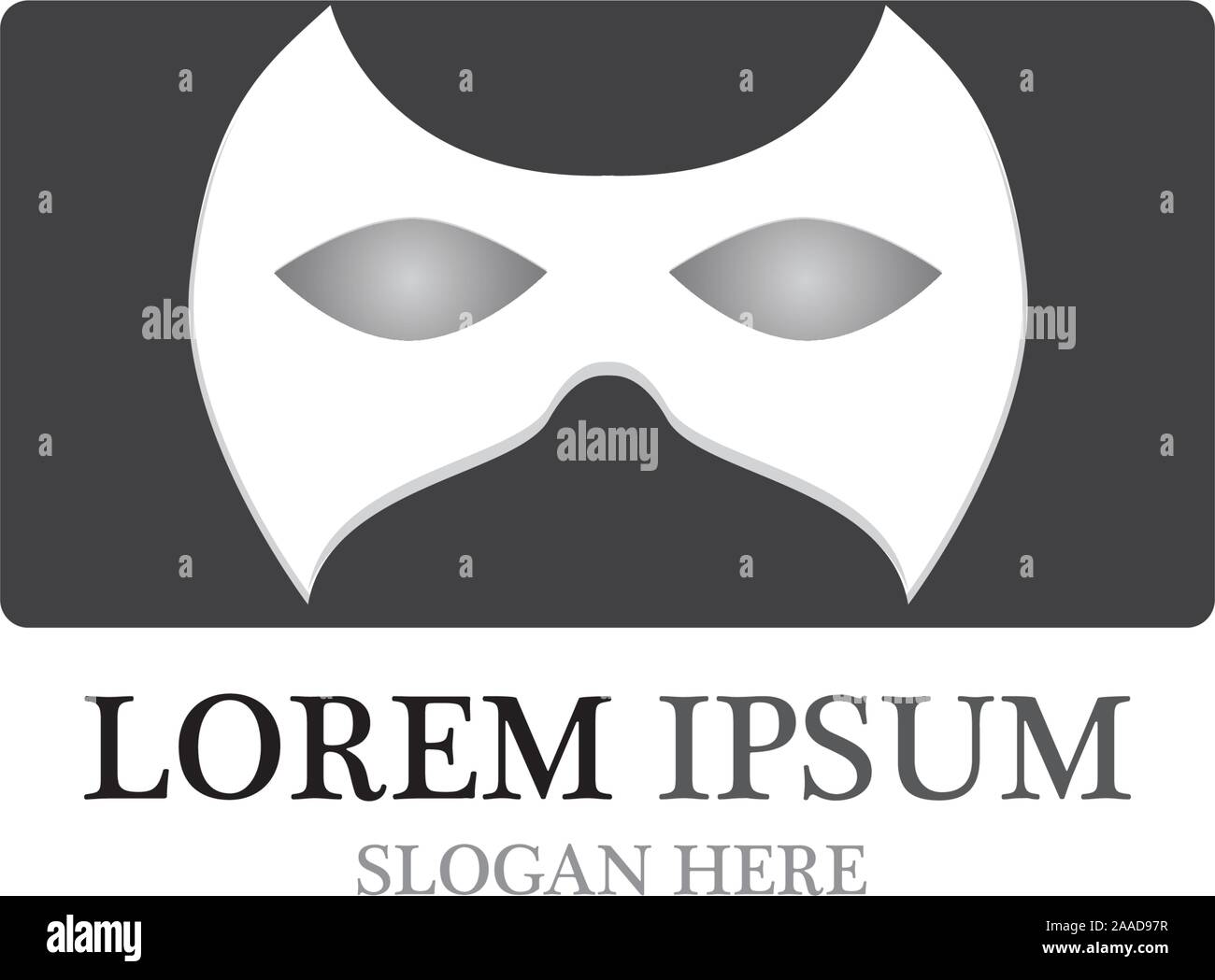 Face mask logo and symbol vector Stock Vector Image & Art Alamy