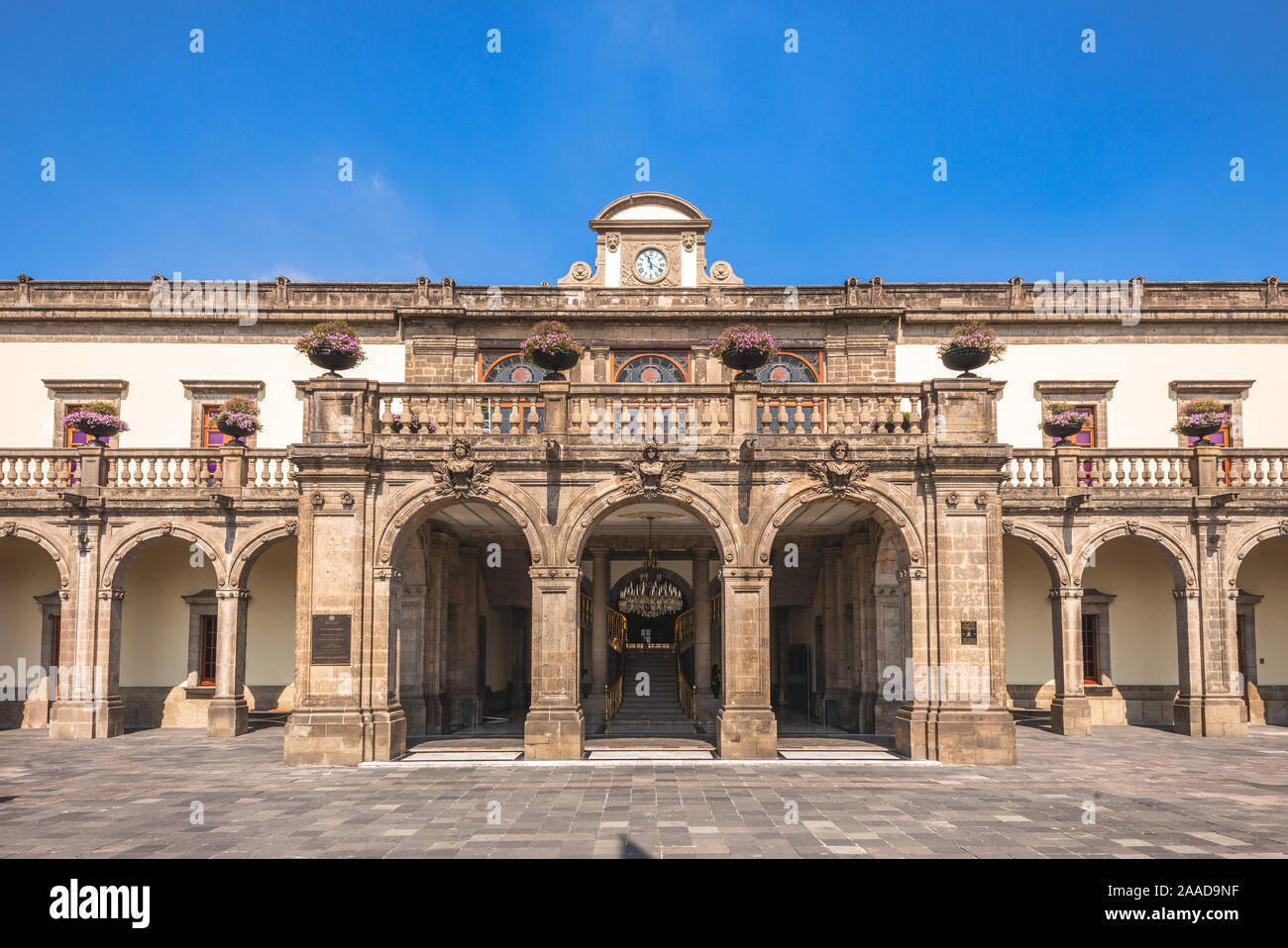 National Museum of History, Chapultepec Castle in Mexico City Stock Photo