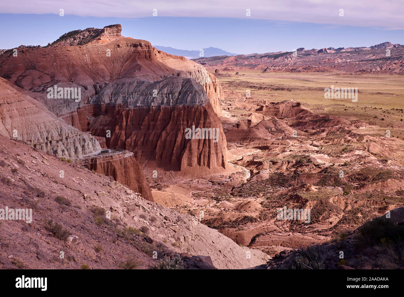Views of Cathedral Valley, Utah, USA Stock Photo