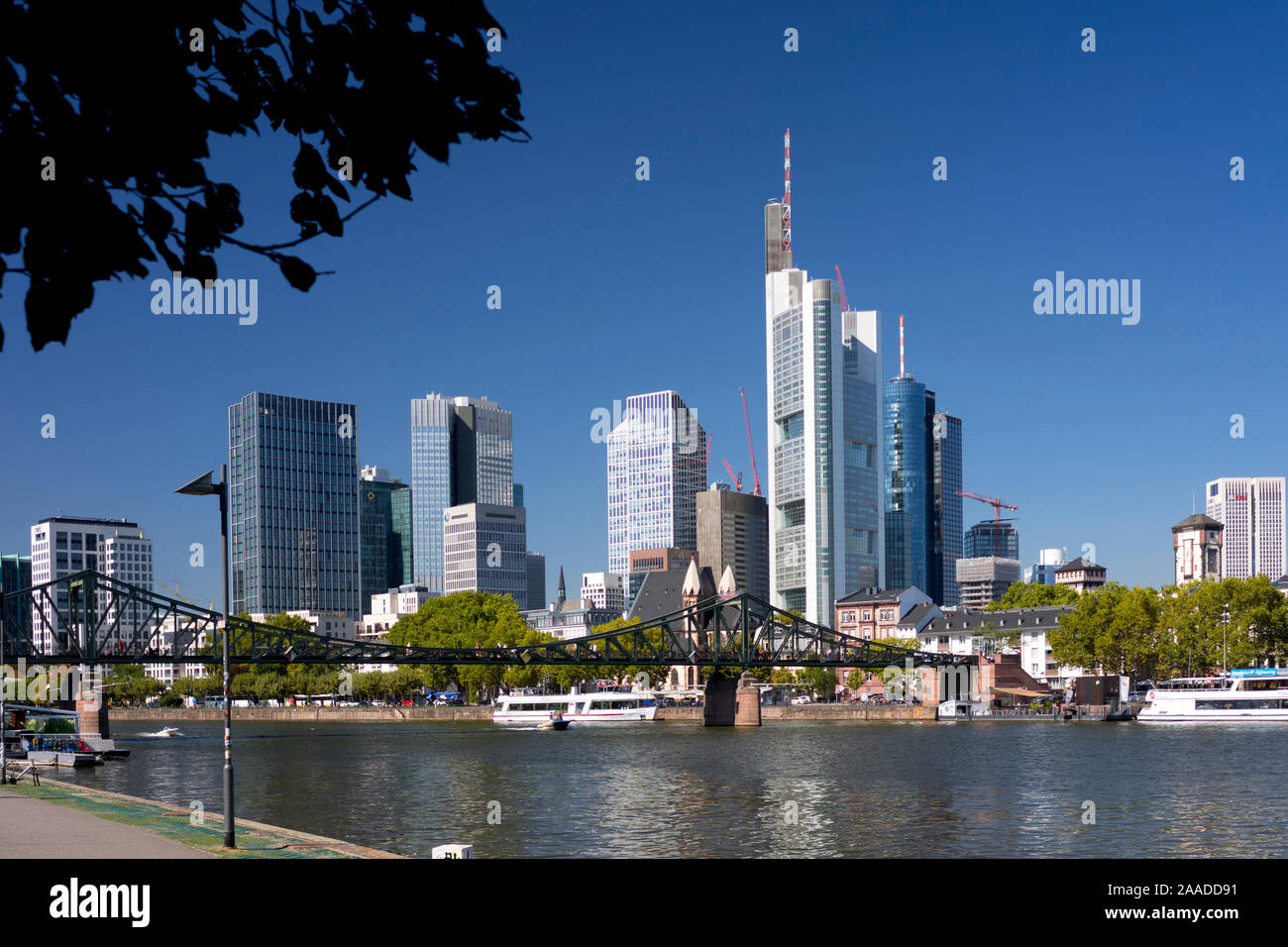 Bundesrepublik Deutschland,Hessen,Frankfurt am Main,nördliches Mainufer (no pr, nur redaktionell) Stock Photo