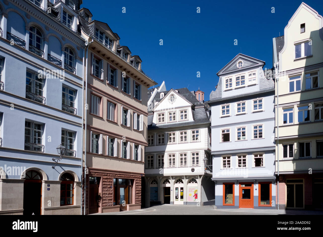 Bundesrepublik Deutschland,Hessen,Frankfurt am Main,neue Frankfurter Altstadt Hühnermarkt (no pr, nur redaktionell) Stock Photo