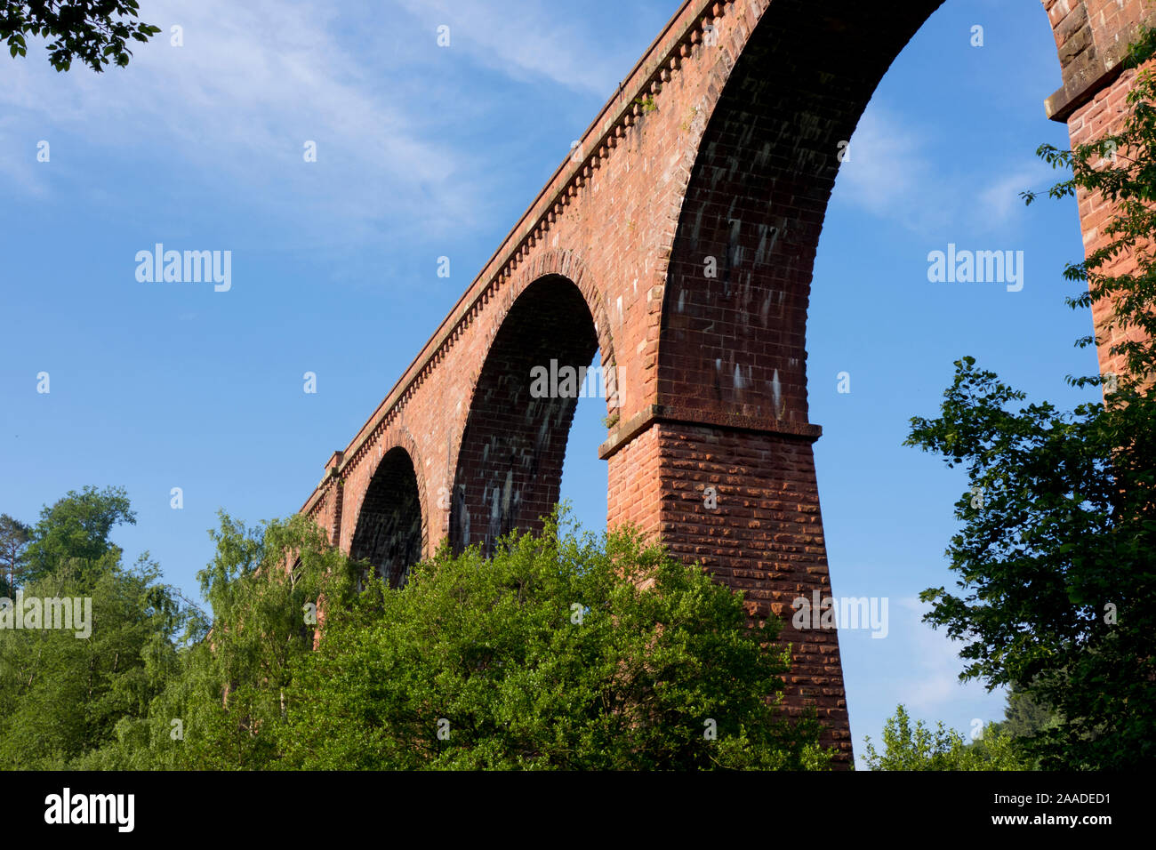 Bundesrepublik Deutschland,Hessen,Erbach im Odenwald,Himbächl-Viadukt Stock Photo