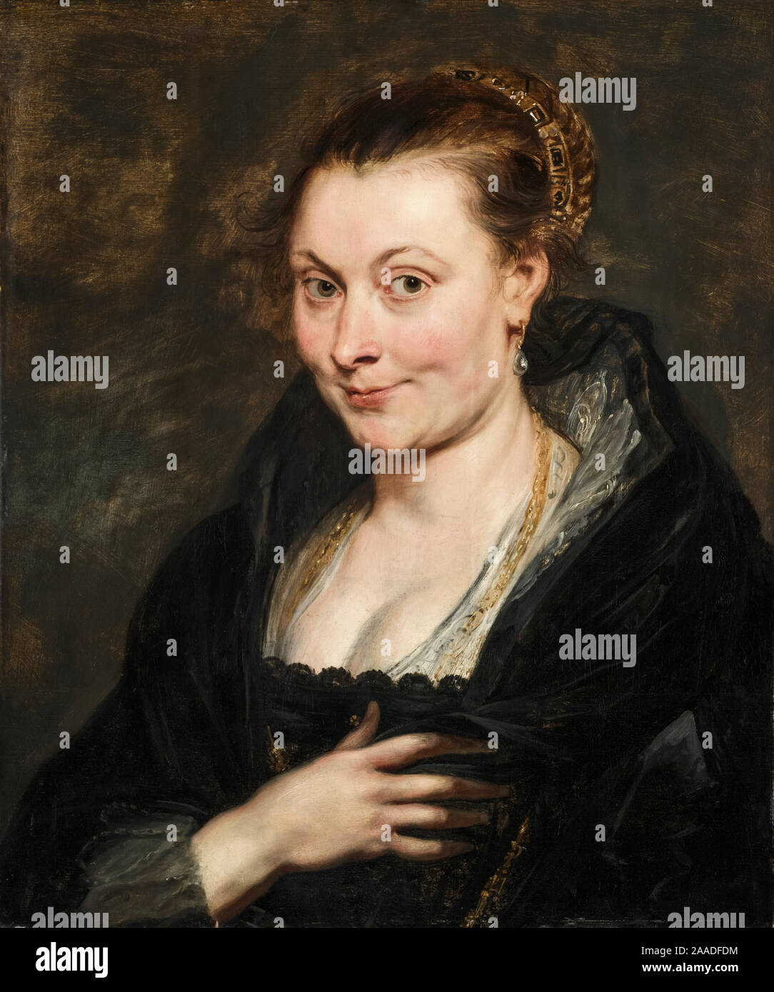 Peter Paul Rubens, Portrait of Isabella Brant, painting, 1620-1625 Stock Photo