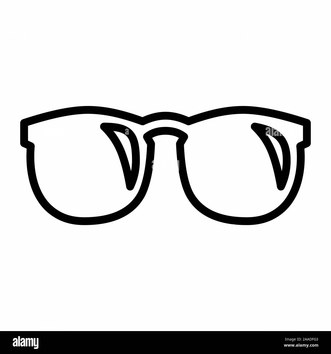 Glasses icon illustration Stock Vector Image & Art - Alamy