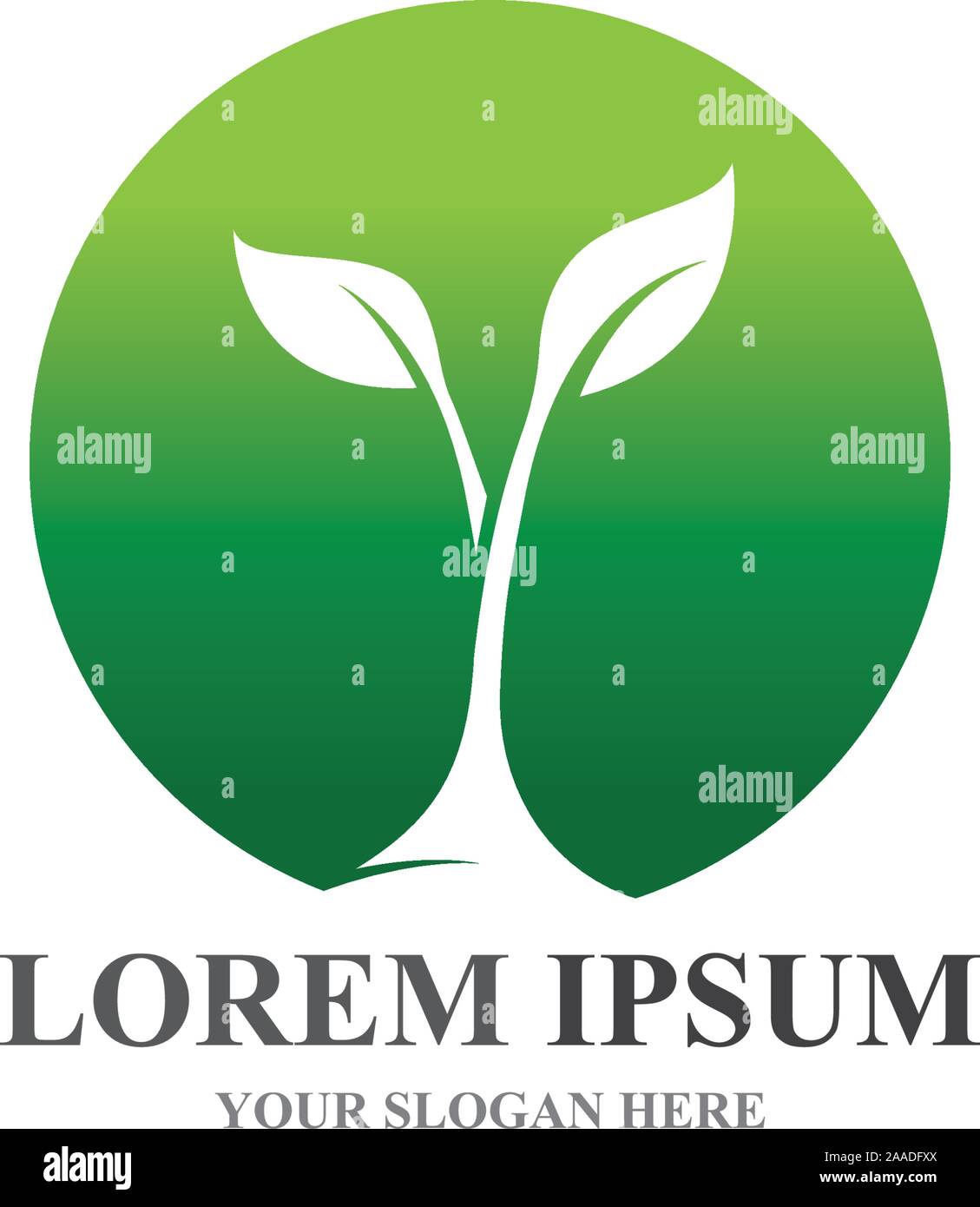 Tree leaf ecology nature element vector Stock Vector Image & Art - Alamy