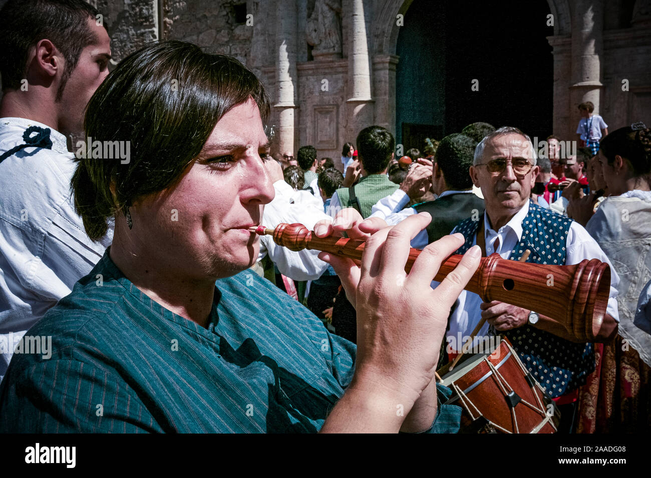 Spain Algemesì (Valencia): Feast of the Mare de Deu de la Salut: Group of  Musician Stock Photo