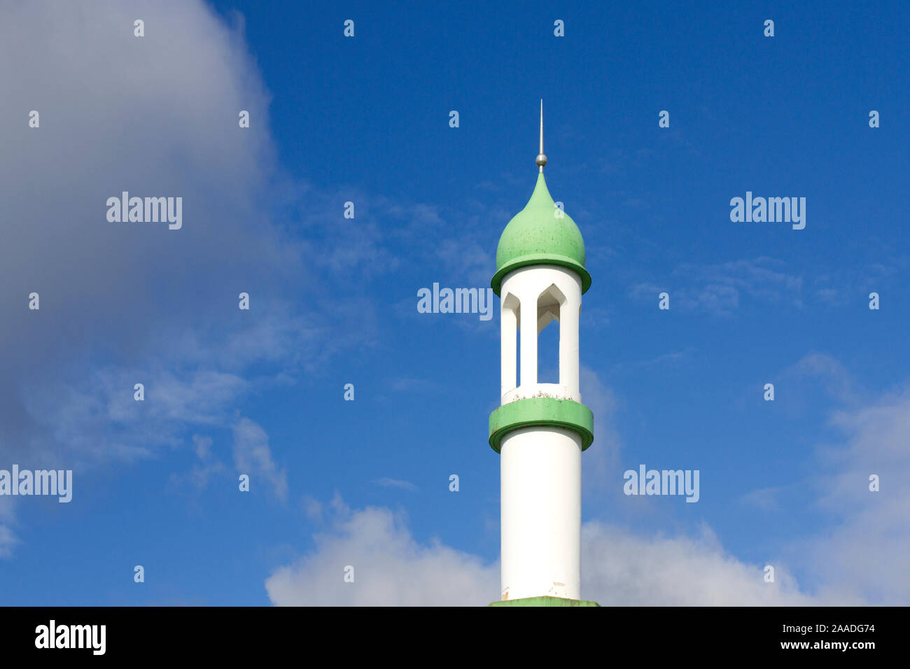 Minarett einer Moschee (nur redaktionell) Stock Photo
