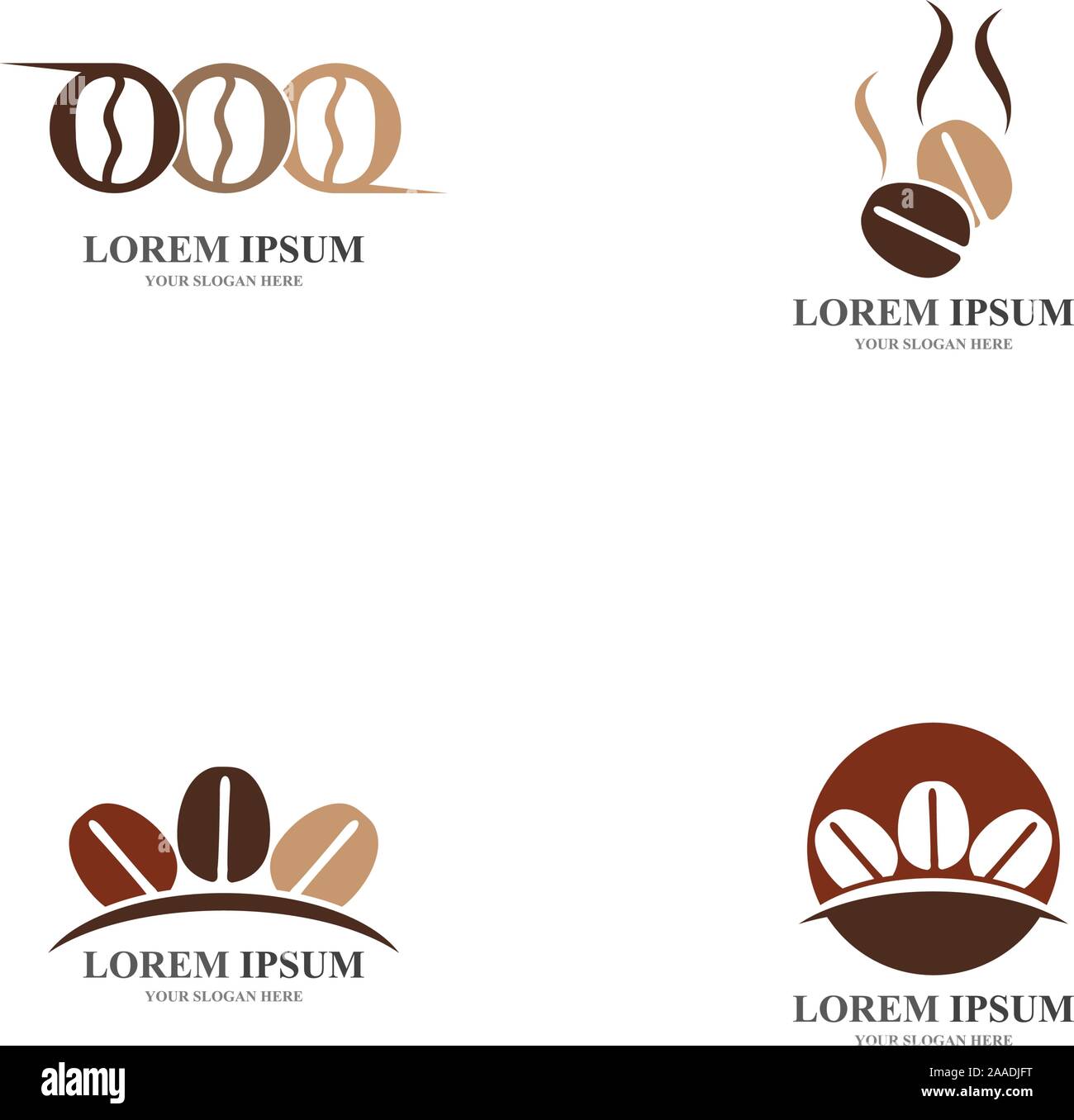 coffee logo and icon vector illustration template Stock Vector Image ...