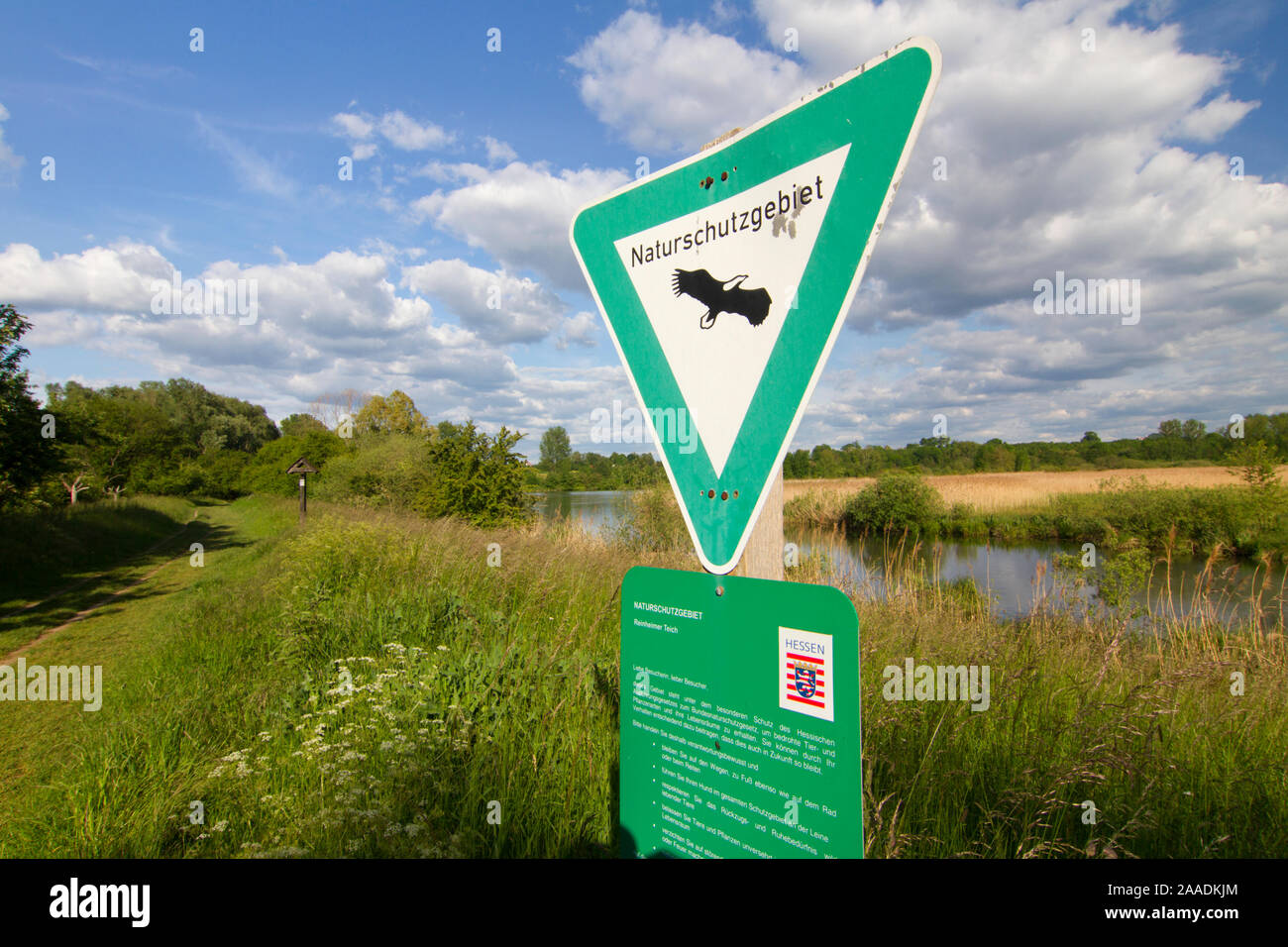 Naturschutzgebiet Reinheimer Teiche, Reinheim,Hessen,Odenwald Stock Photo