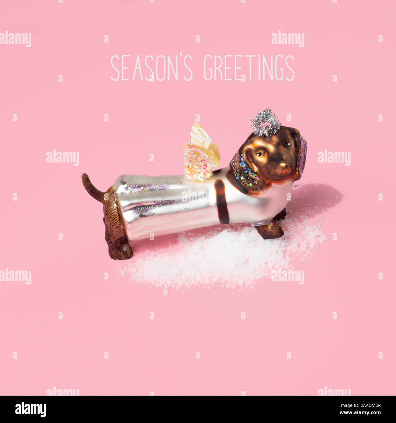 Sausage Dog Christmas Decoration Stock Photos Sausage Dog