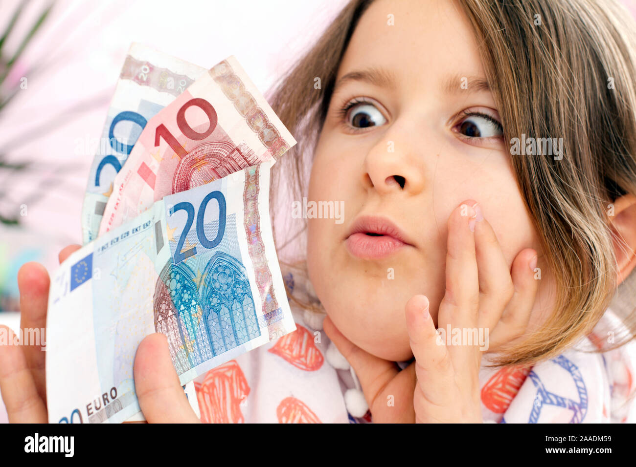 Taschengeld Stock Photo