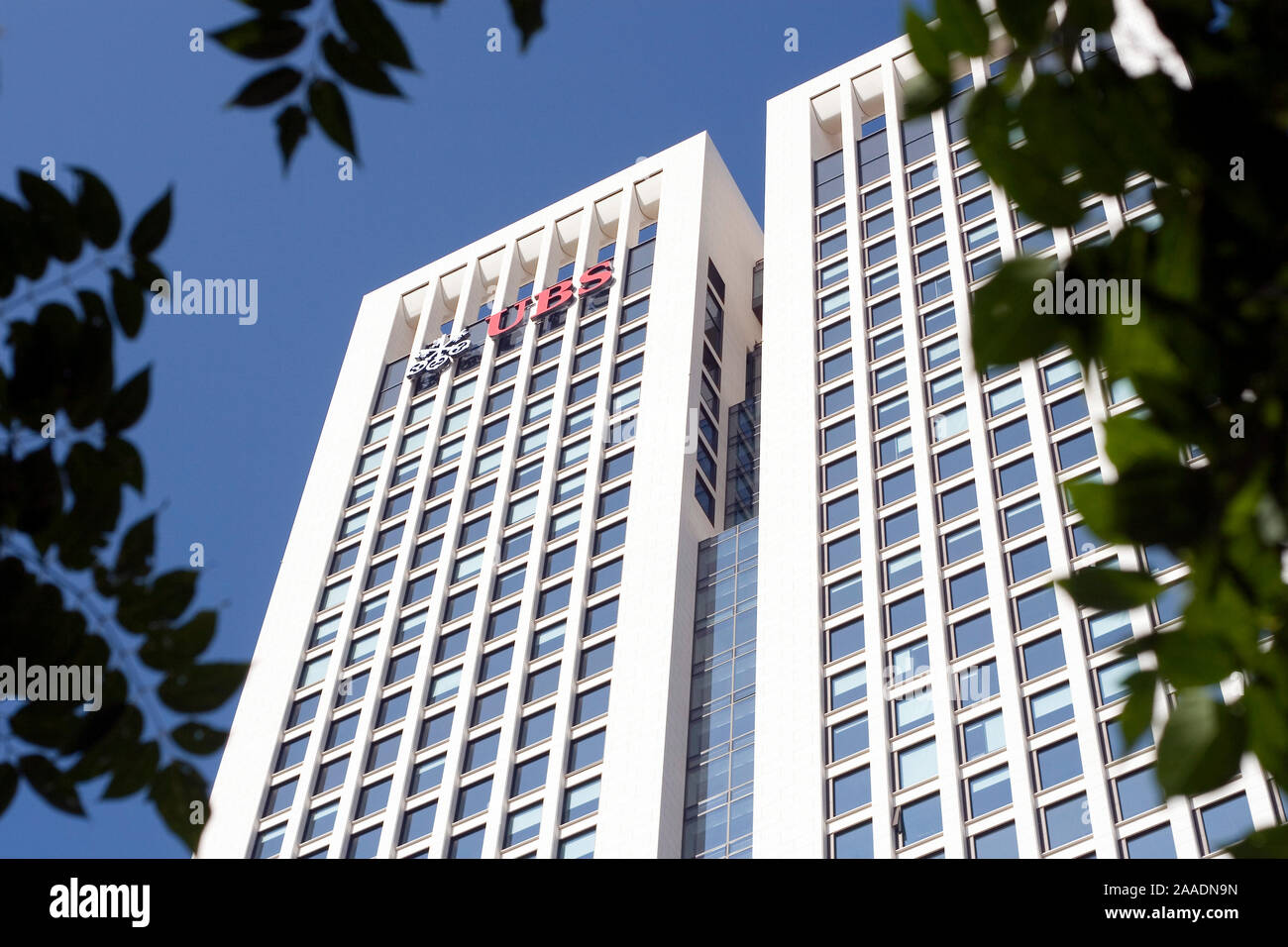 Bundesrepublik Deutschland,Frankfurt; Gebäude der UBS, nur redaktionell, no pr Stock Photo