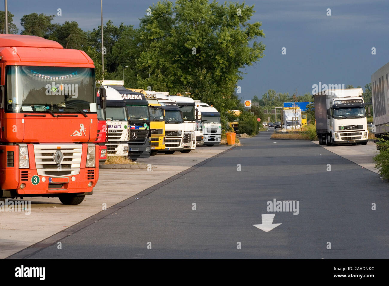 Rastplatz auf der autobahn hi-res stock photography and images - Alamy