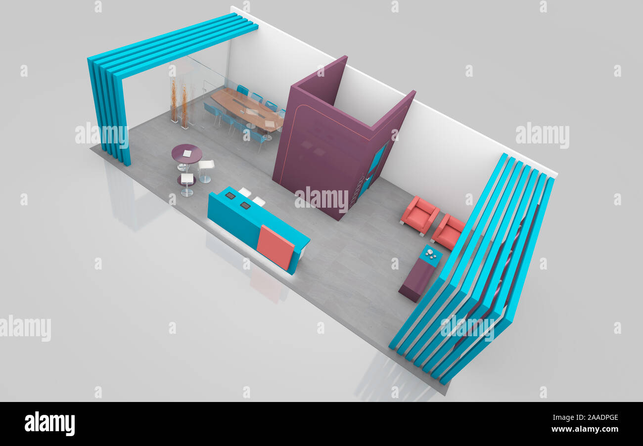 Teal booth hi-res stock photography and images - Alamy