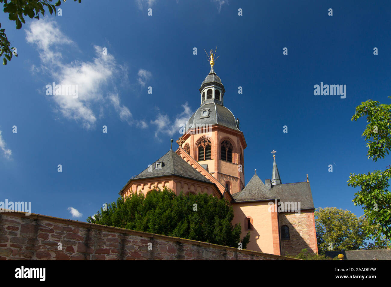 Deutschland,Hessen,Seligenstadt,Engelsturm der EinhardBasilika St