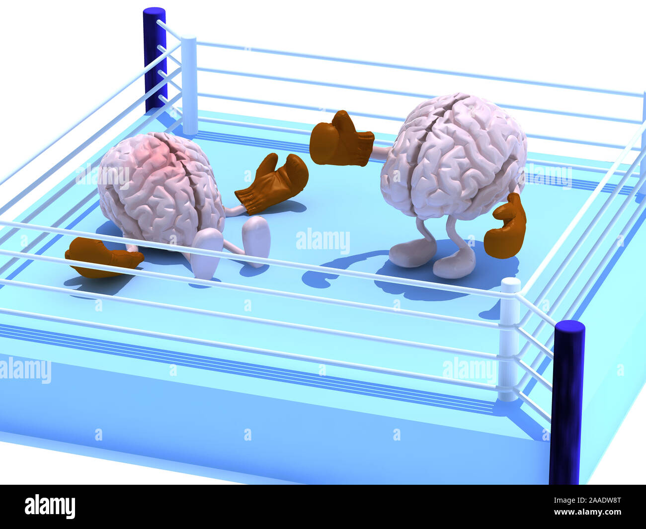 Human Brain Boxing Gloves