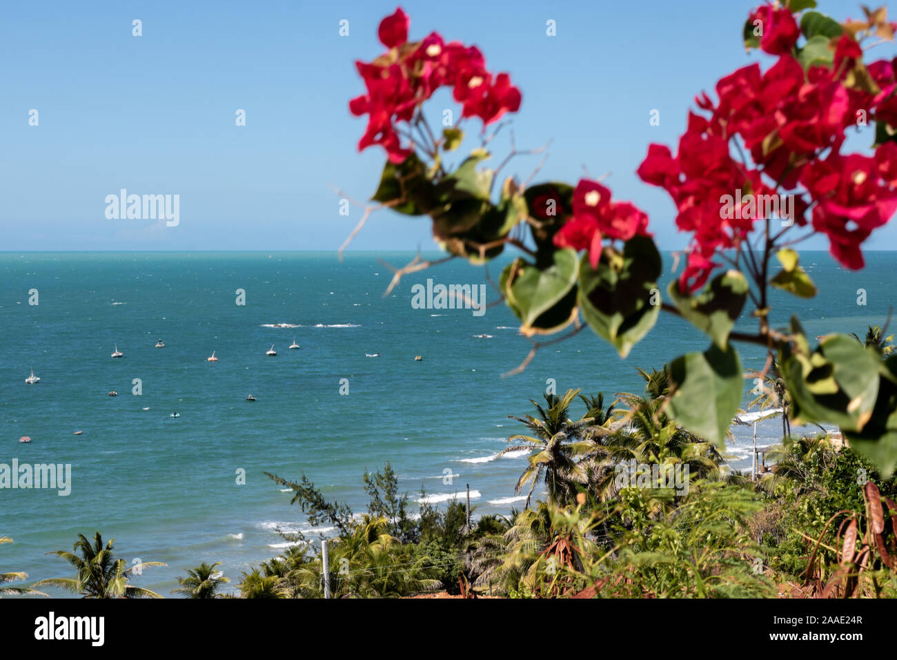 scenes from the coast of the Ceará state in northeastern Brazil Stock Photo