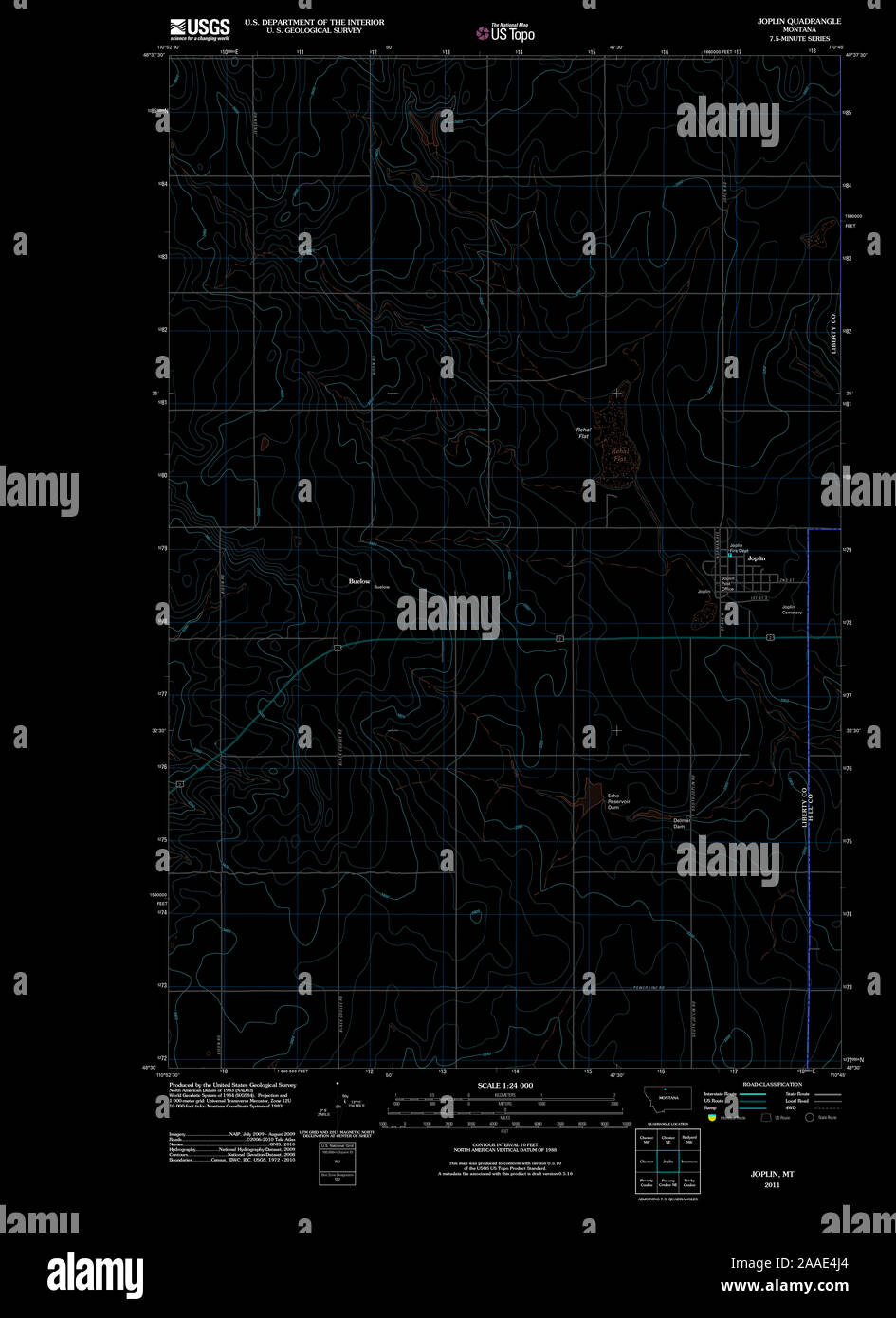 Map of joplin montana hires stock photography and images Alamy