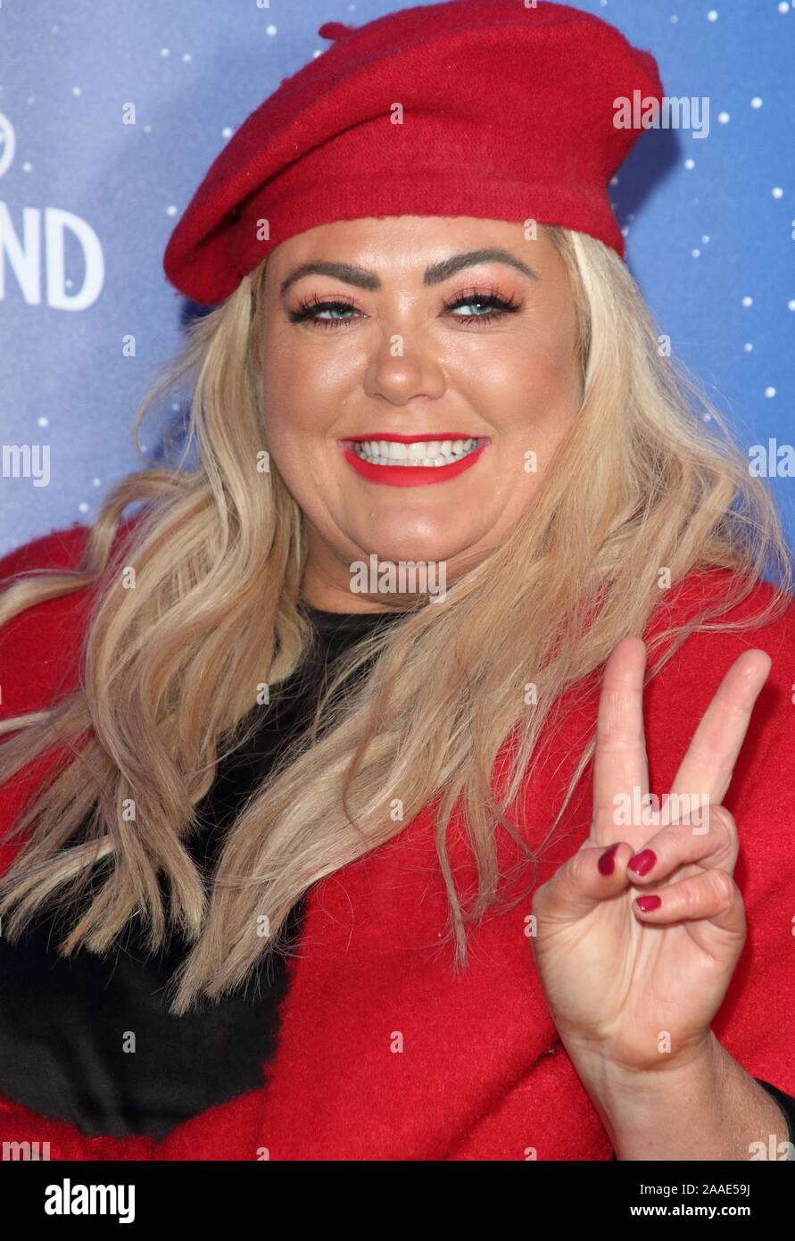 LONDON, UNITED KINGDOM - NOVEMBER 20 2019:Gemma Collins attends the