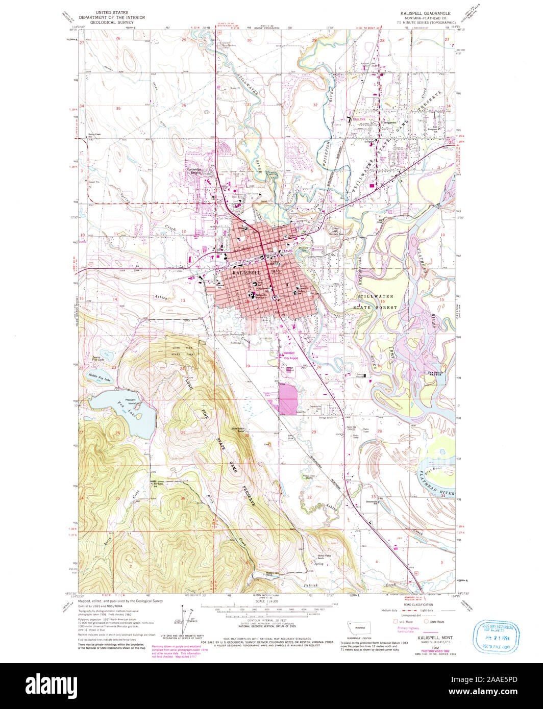 Kalispell montana map Cut Out Stock Images & Pictures Alamy
