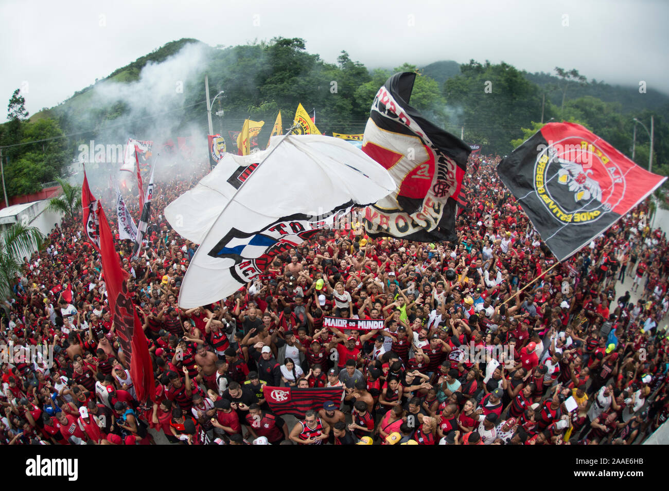 Flamengo fans hi-res stock photography and images - Alamy