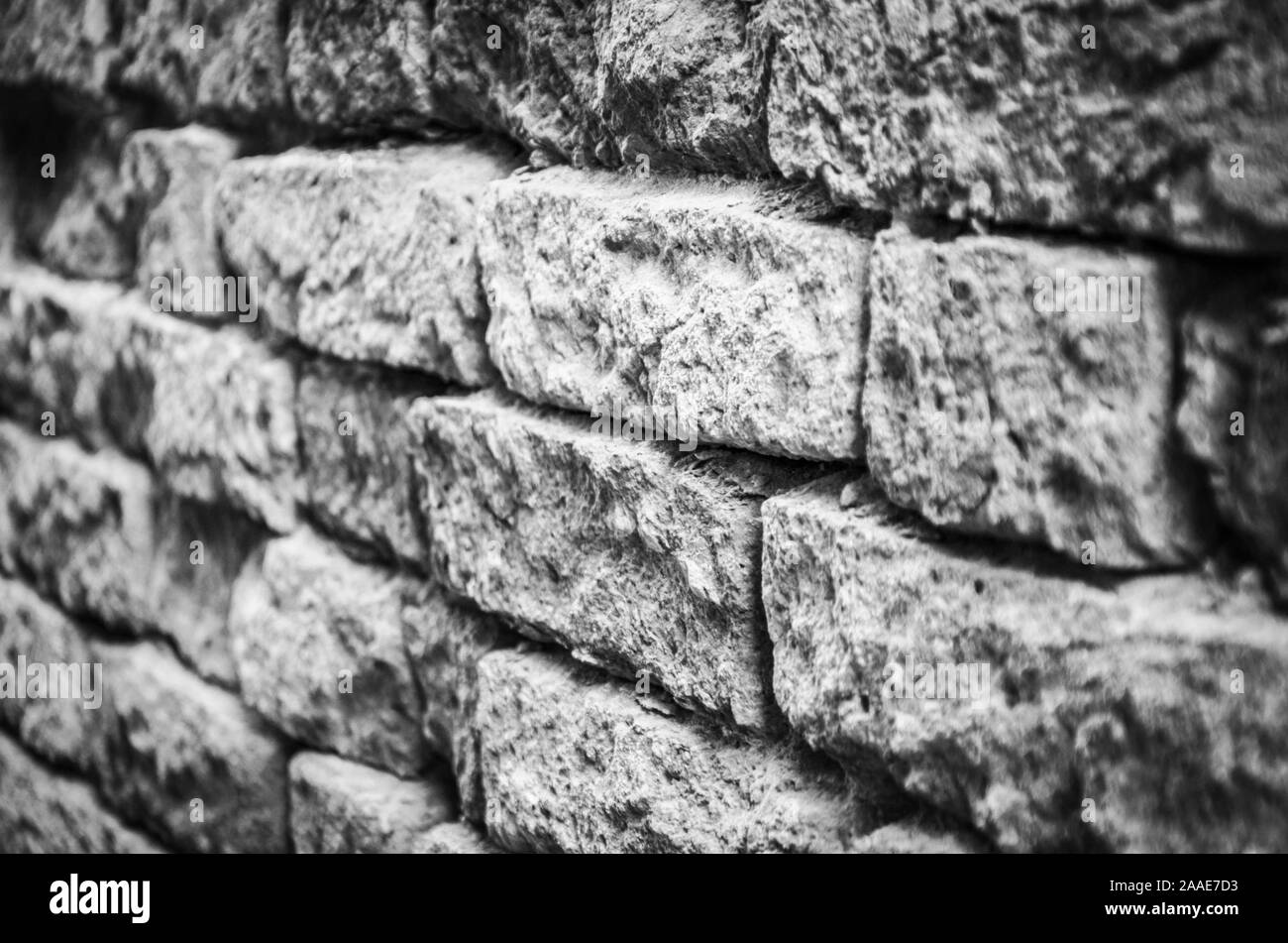 street view close up - brick&stone wall Stock Photo - Alamy