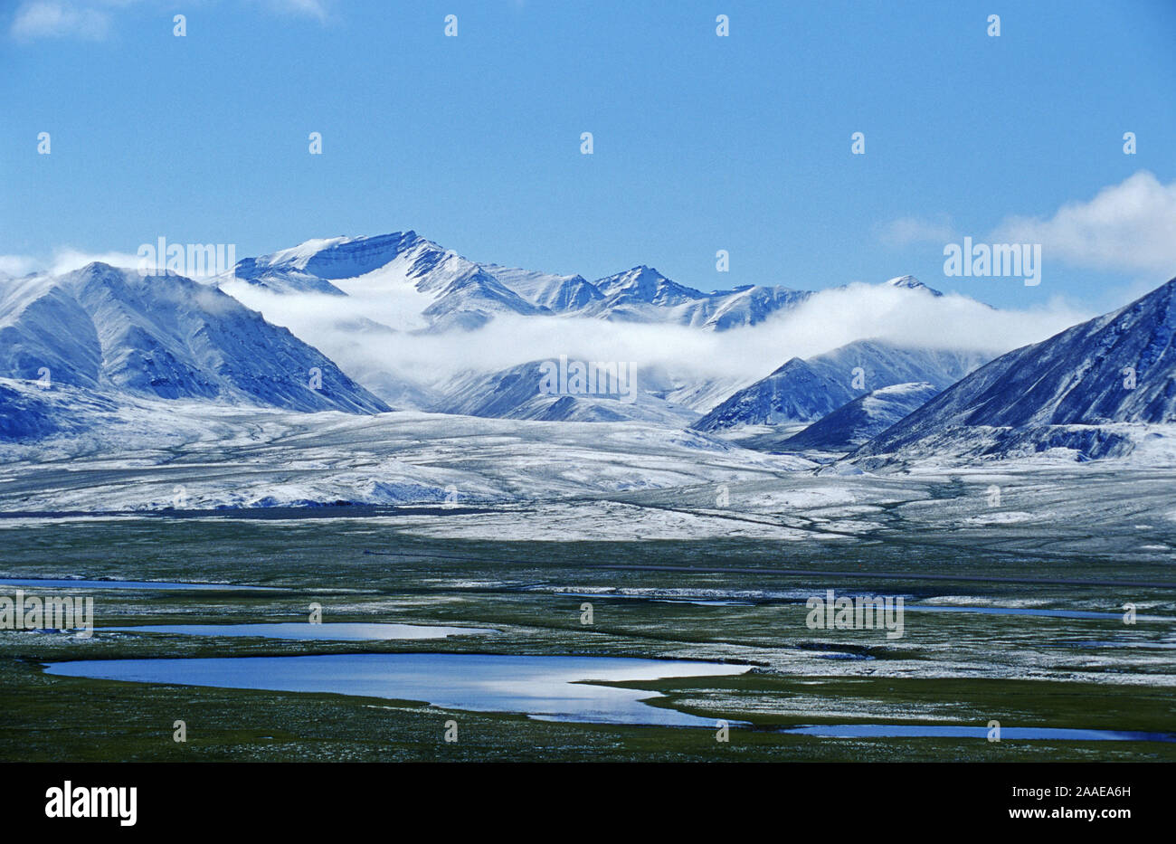 Brooks Range, die nördlichsten Ausläufer der Rocky Mountains - Alaska Stock Photo