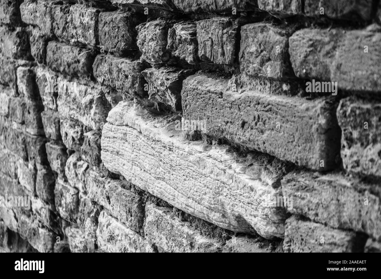 street view close up - brick&stone wall Stock Photo - Alamy