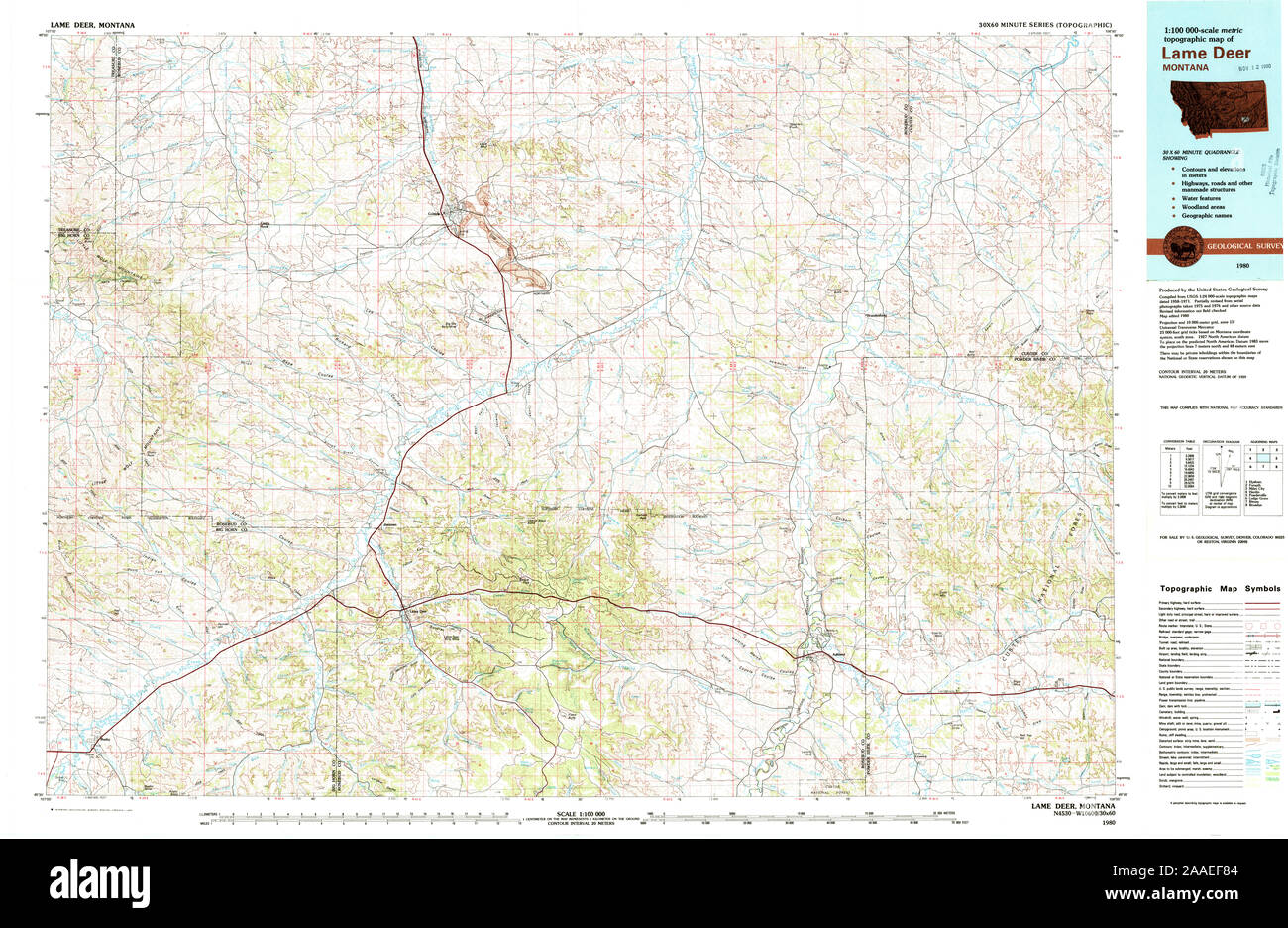 Lame Deer Montana Map Lame Deer Montana Map High Resolution Stock Photography And Images - Alamy