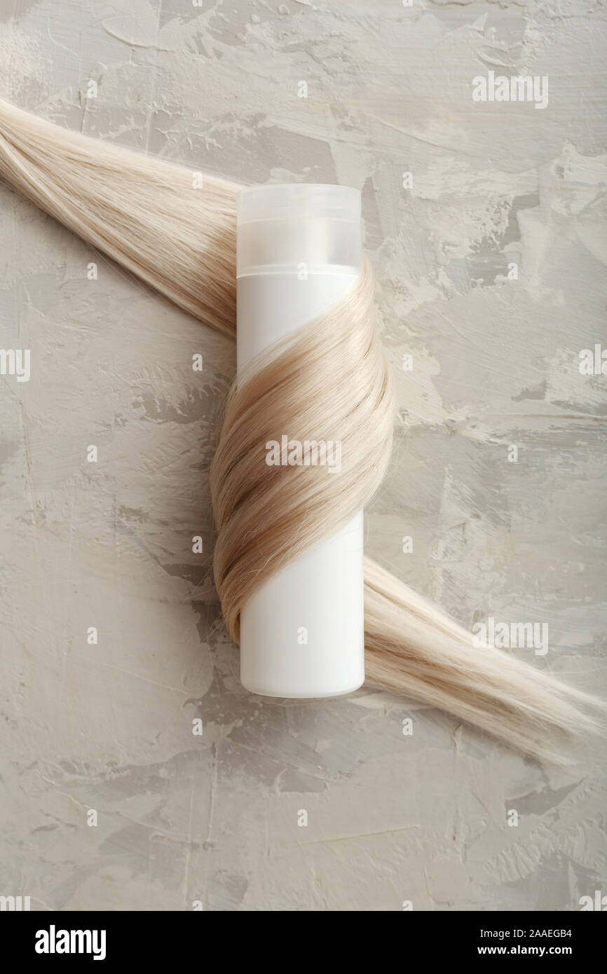 Shampoo For Colored Hair Mockup Bottle Shampoo For Blond White