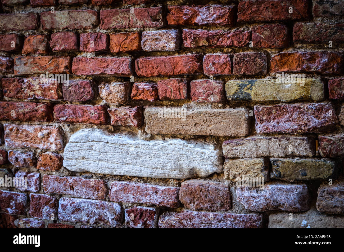 street view close up - brick&stone wall Stock Photo - Alamy