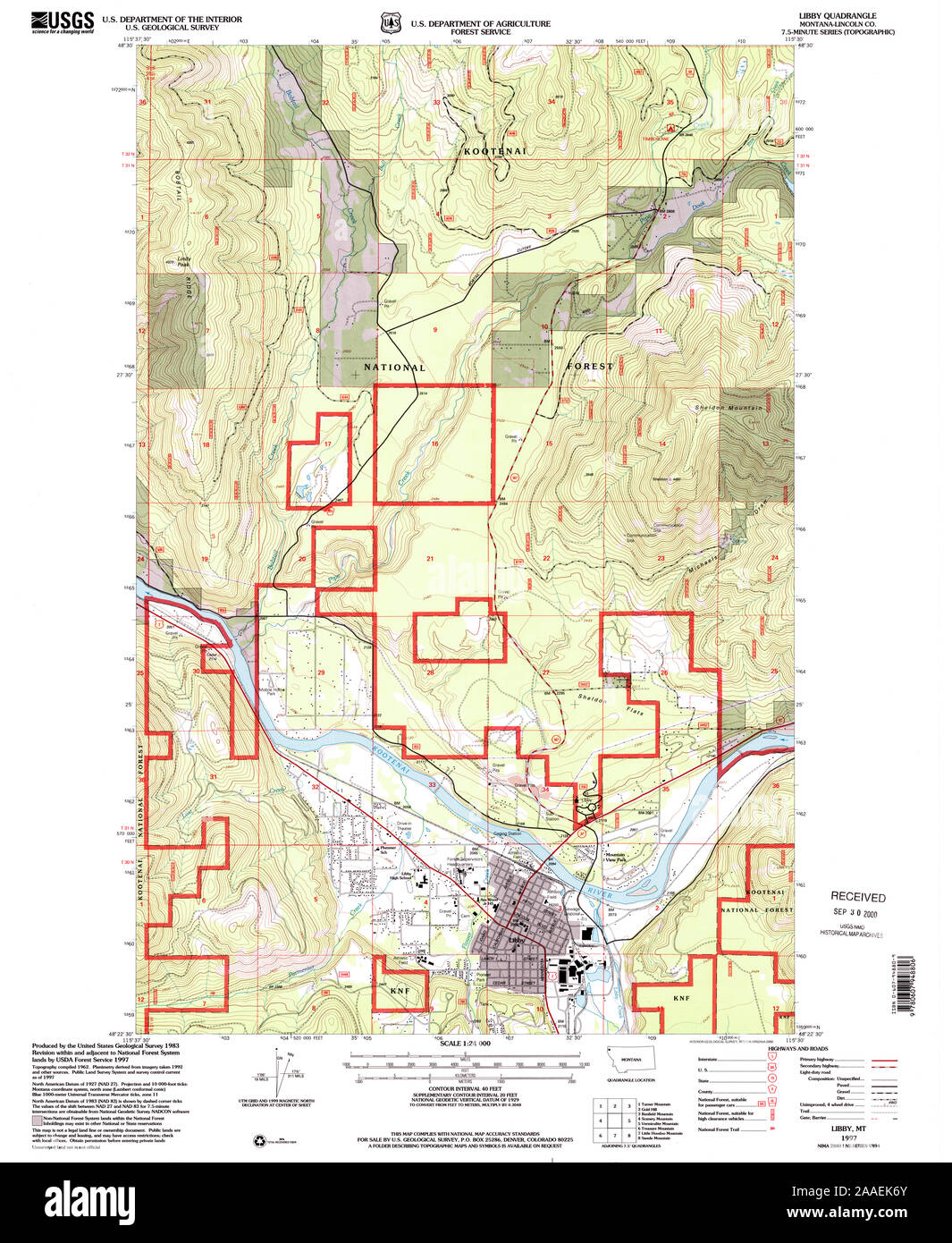 Libby montana map Cut Out Stock Images & Pictures Alamy
