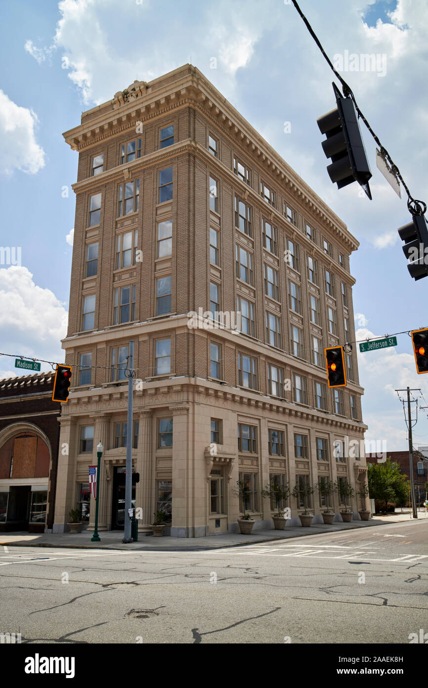 1912 first national bank building now georgia military college dublin georgia usa Stock Photo