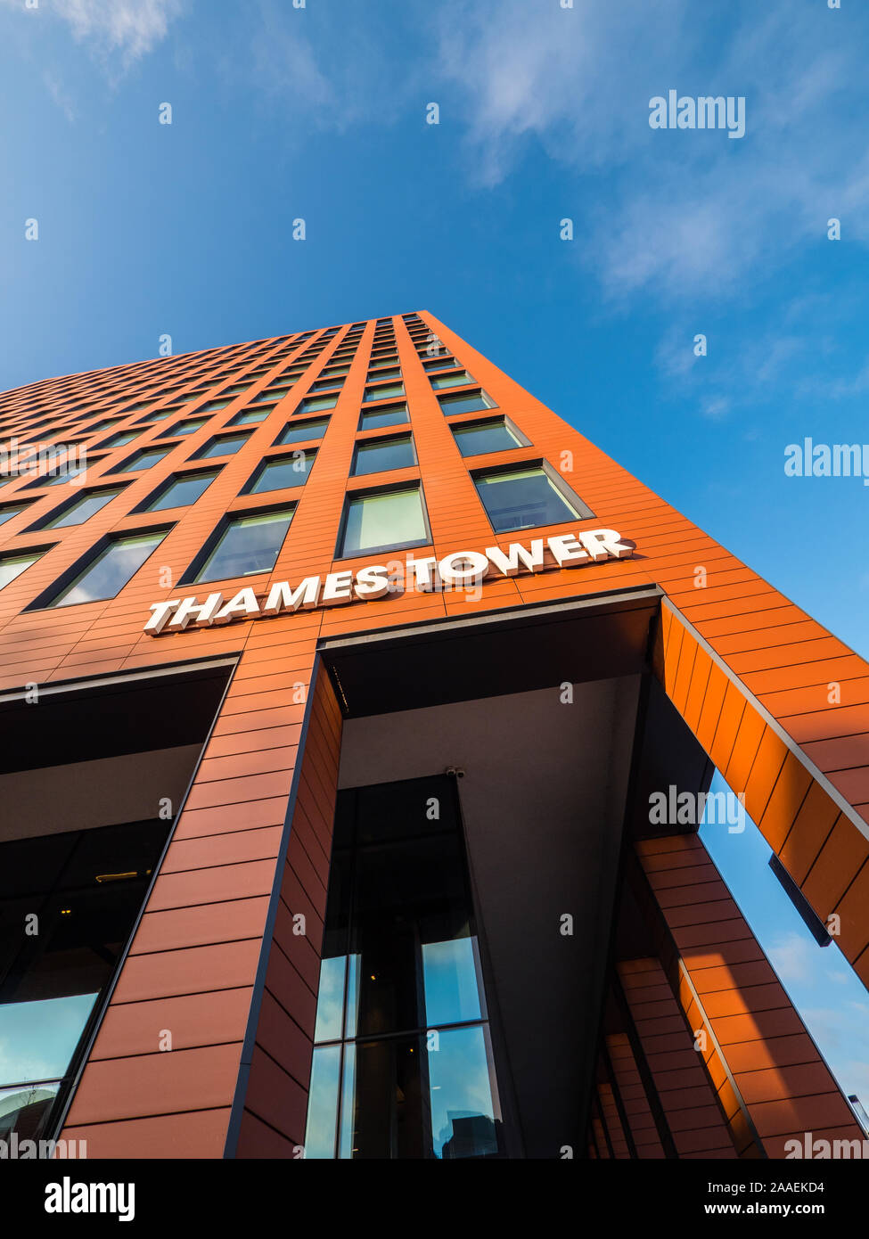 Thames Tower Refurbished Newley Opened Office Building Reading Berkshire, England, UK, GB. Stock Photo