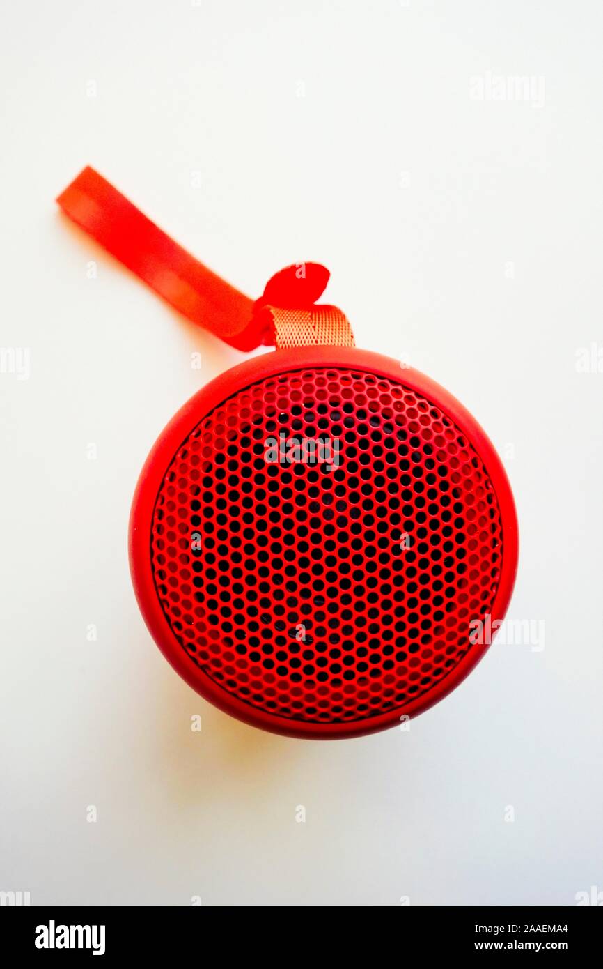 Portable Bluetooth Music Speaker Stock Photo