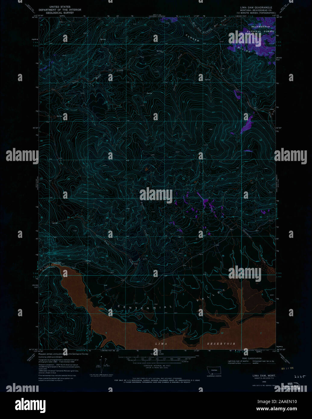 Lima montana map hires stock photography and images Alamy