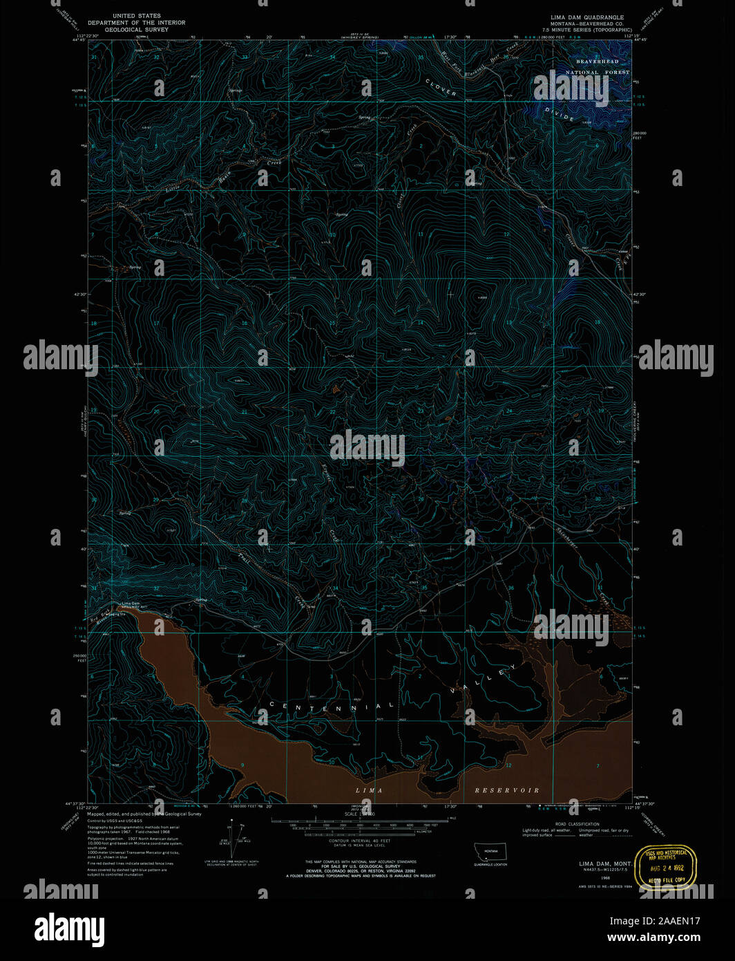 Lima montana map hires stock photography and images Alamy