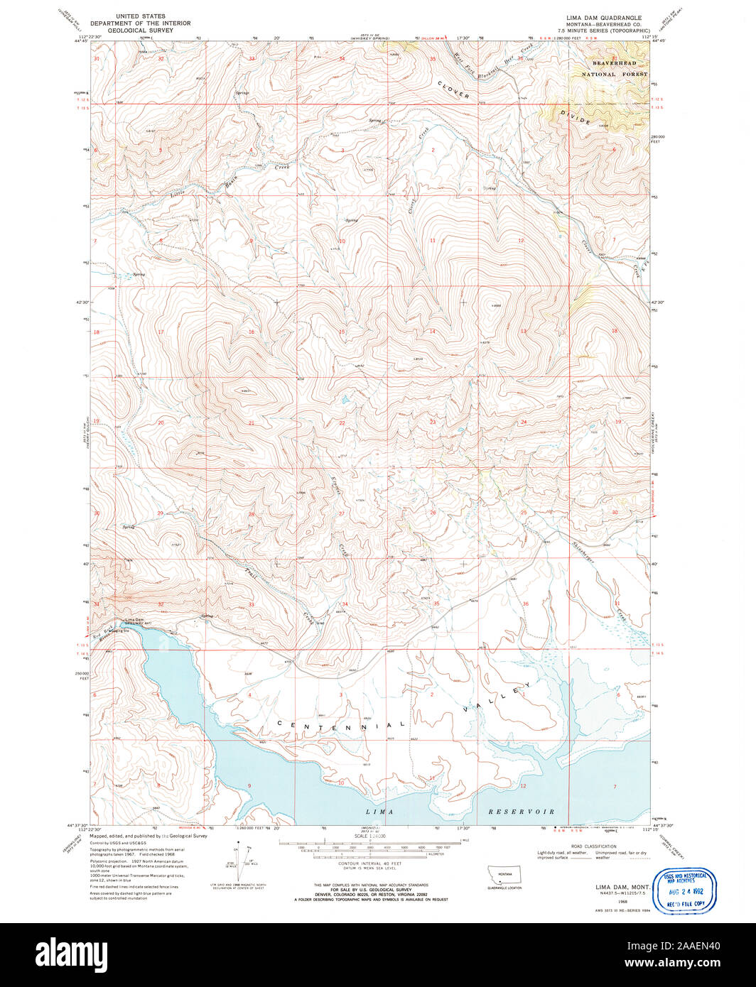 Lima montana map hires stock photography and images Alamy