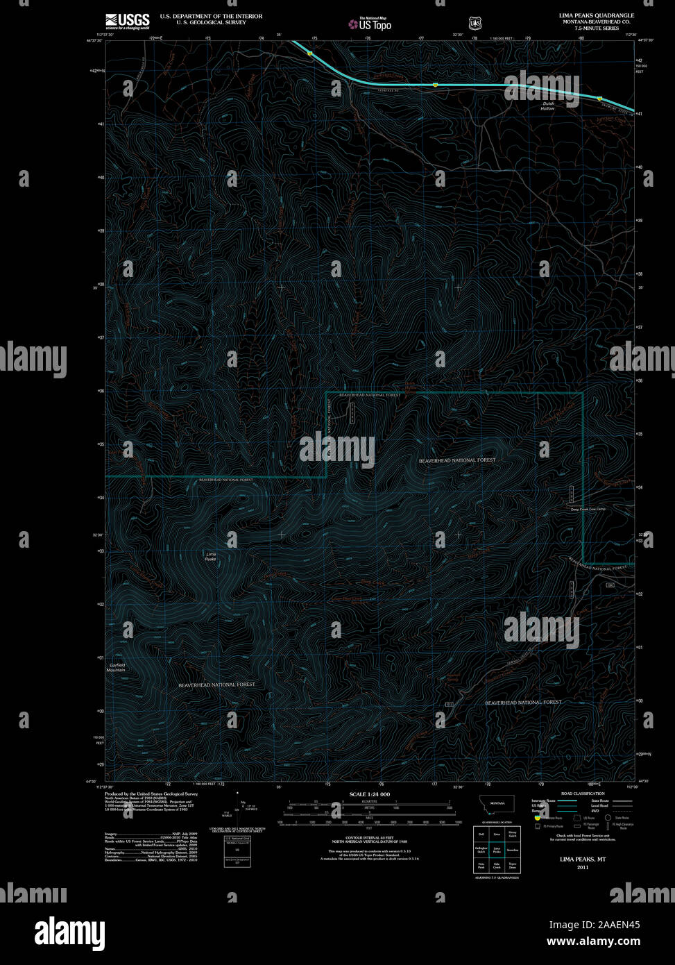 Lima montana map hires stock photography and images Alamy