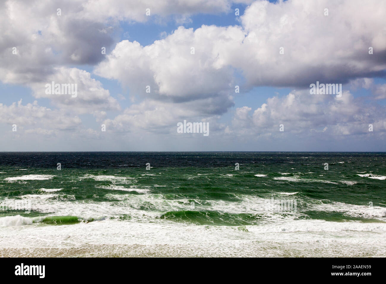 Nordsee, Sylt, Sturm, Wolken, Himmel Stock Photo