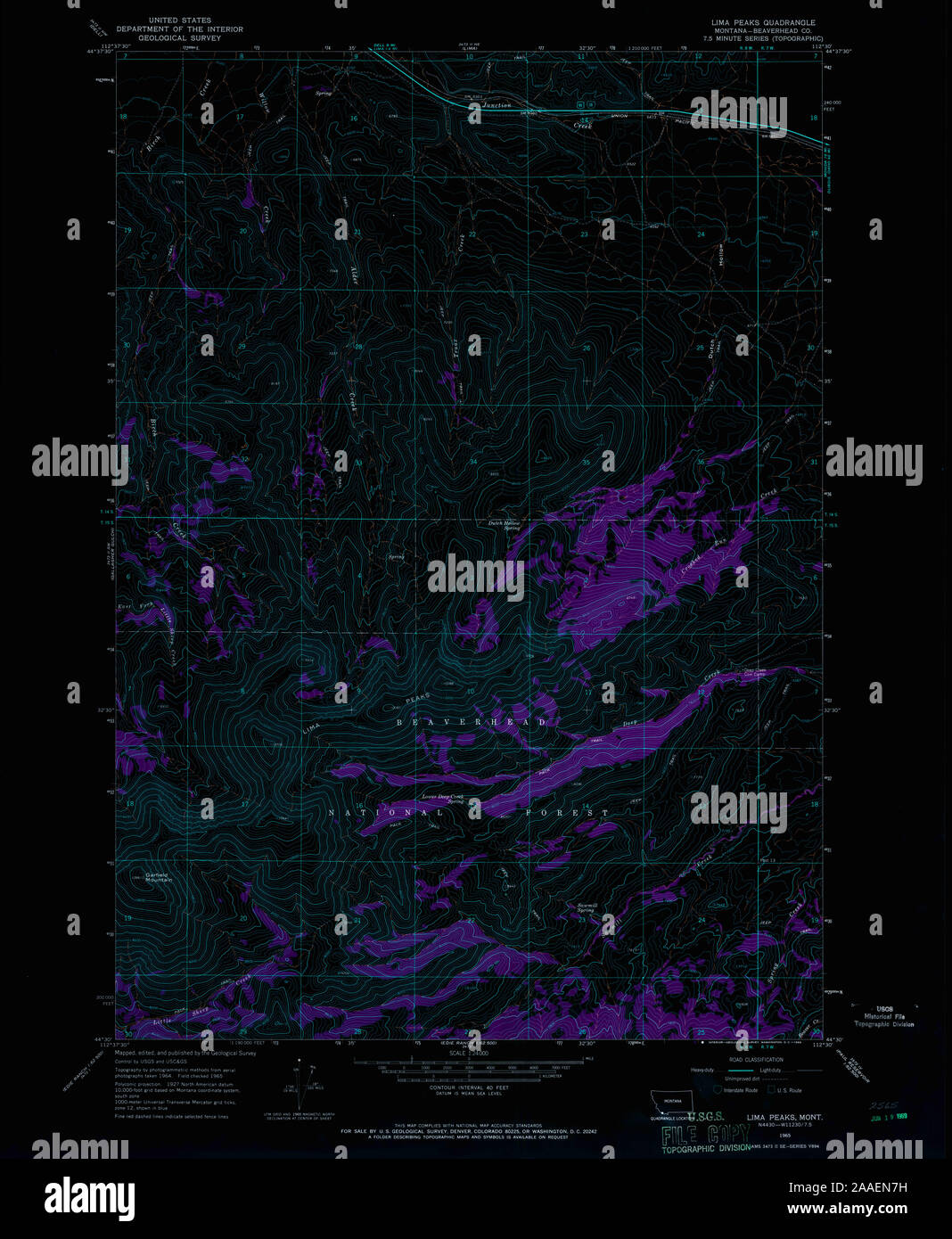 Lima montana map hires stock photography and images Alamy