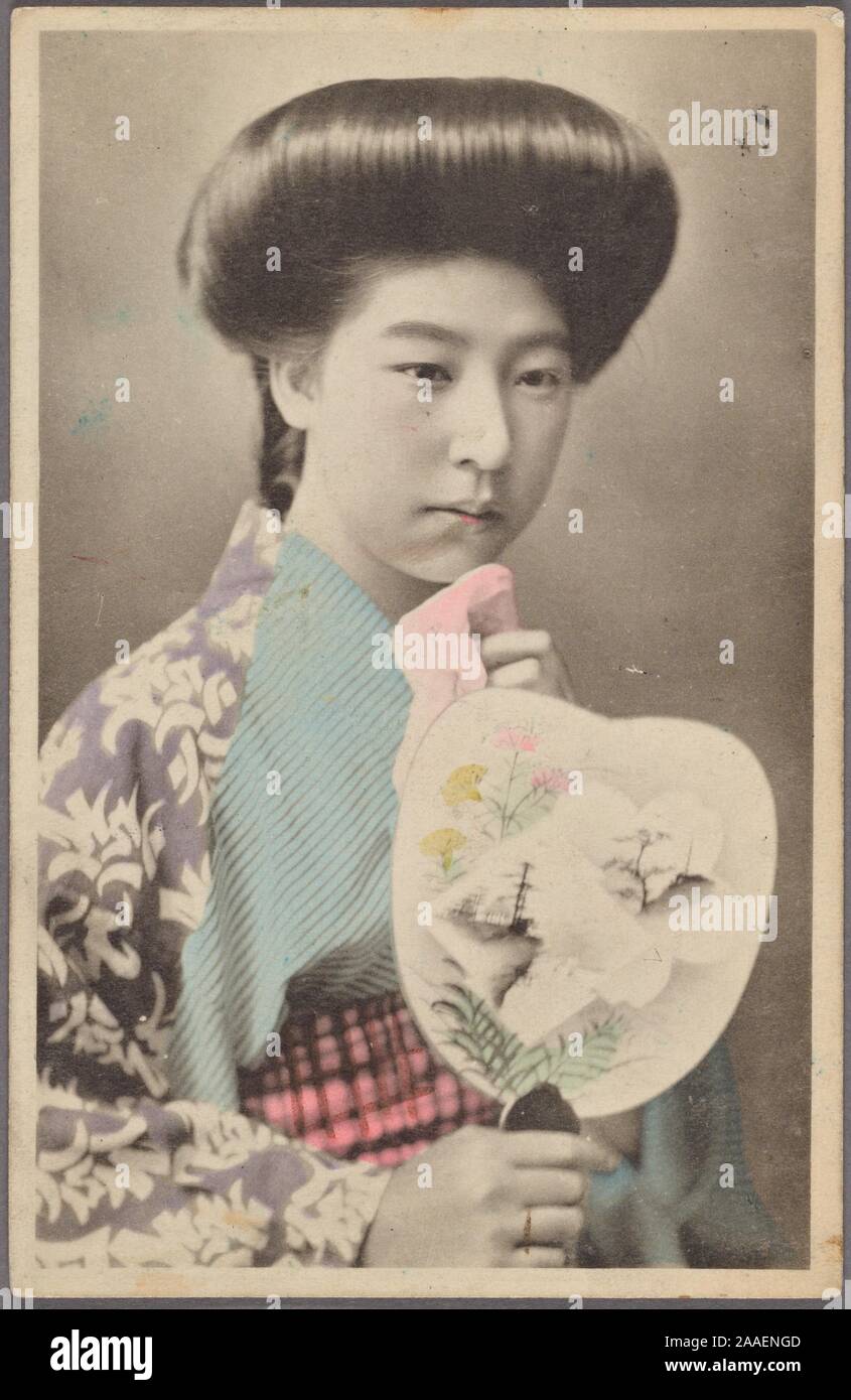 Traditional Japanese Hairstyle Stock Photos Traditional Japanese