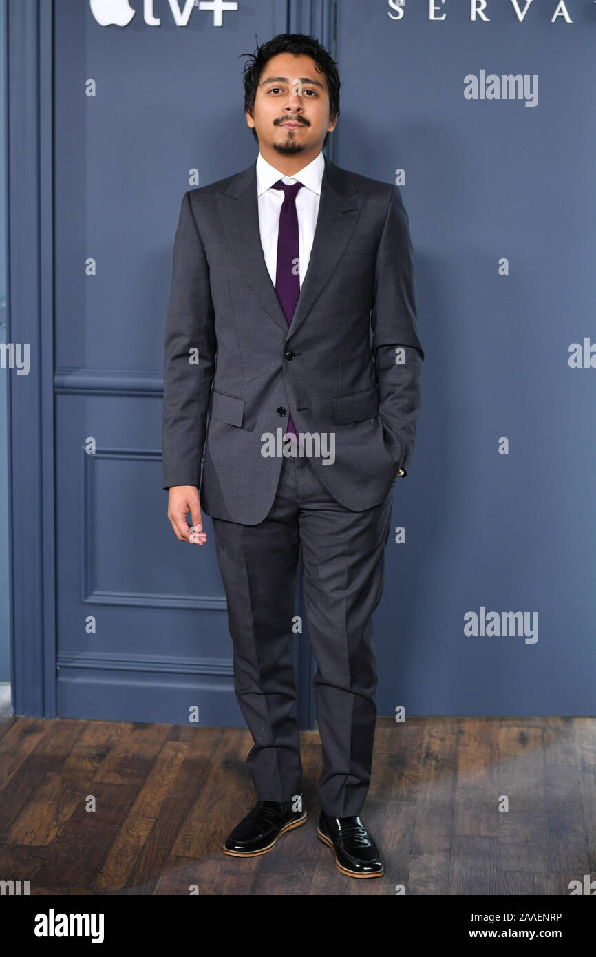 Tony Revolori attends the world premiere of Apple TV+'s "Servant" at ...