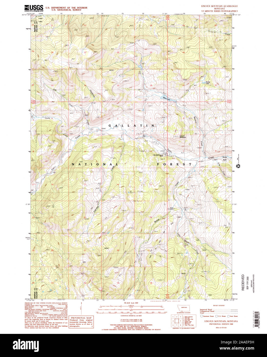 Lincoln montana map hires stock photography and images Alamy